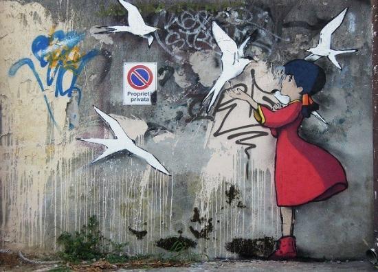 Opere di strada di Kenny Random